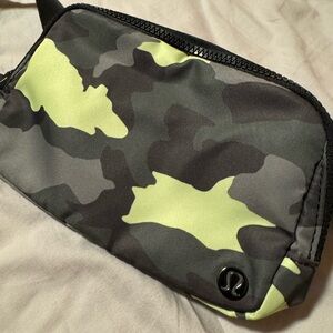 Never used. Camouflage Lululemon Belt bag.